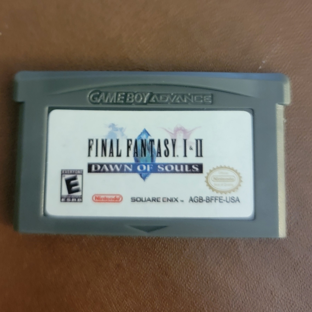 Nintendo Gray Game Boy Advance Final Fantasy I & II